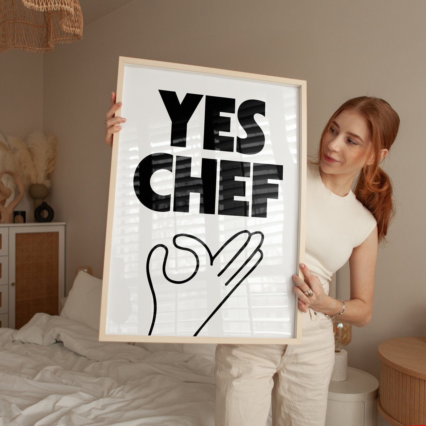Yes Chef Print