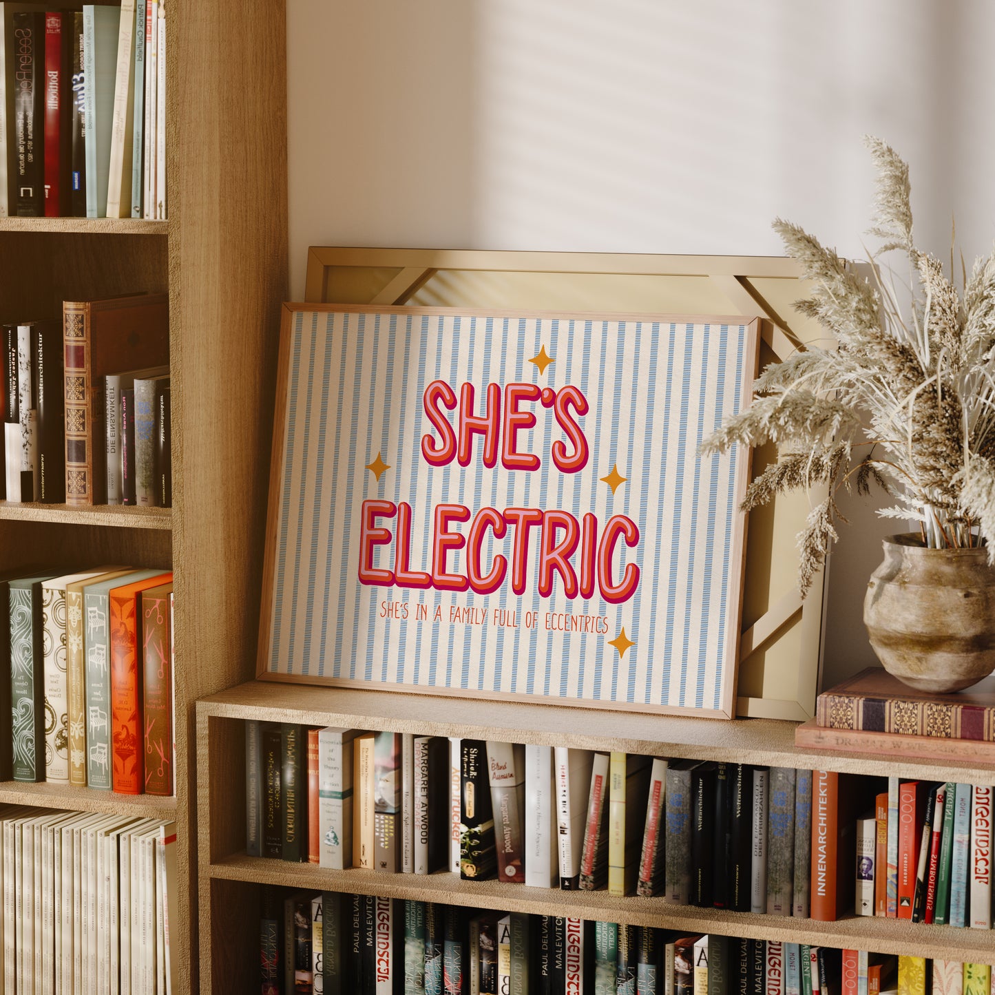 She's Electric She's In A Family Full Of Eccentrics Oasis Print