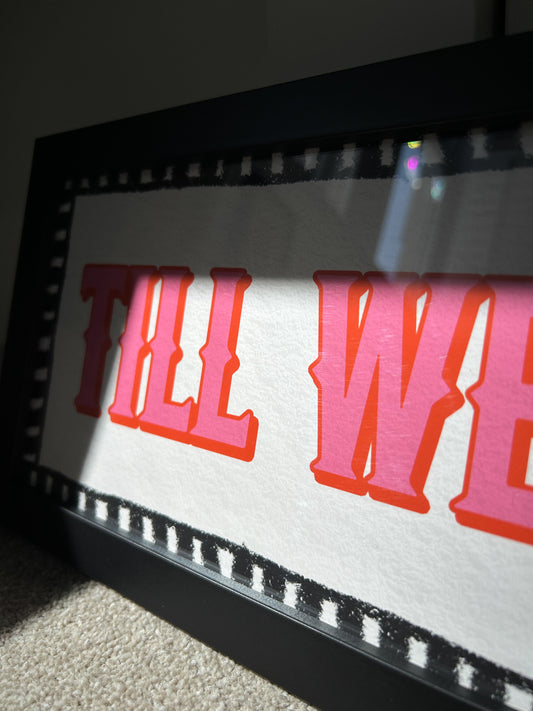 Till We Are Ghosts Panoramic Print - 60 x 15cm