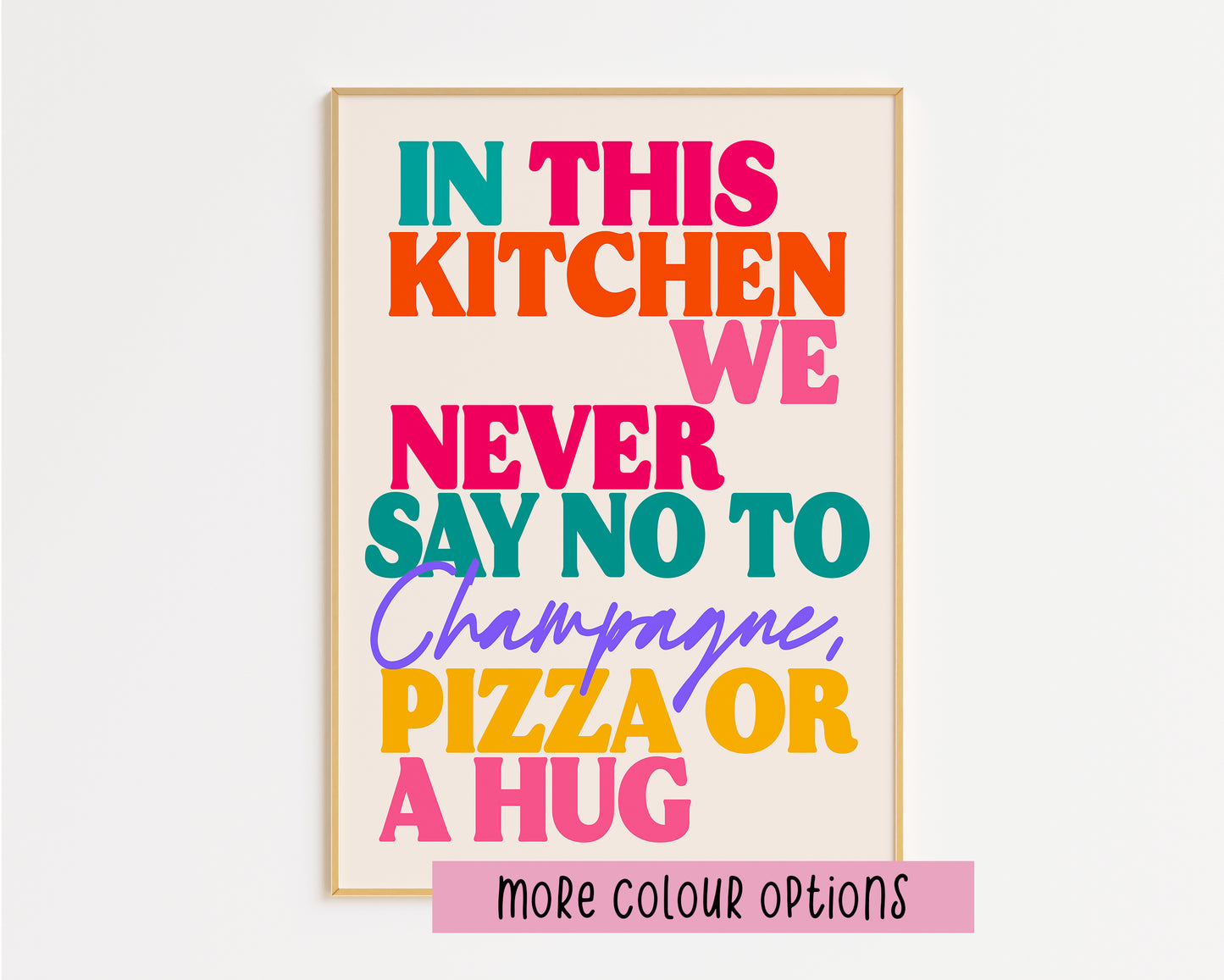 Champagne - In This Kitchen Print