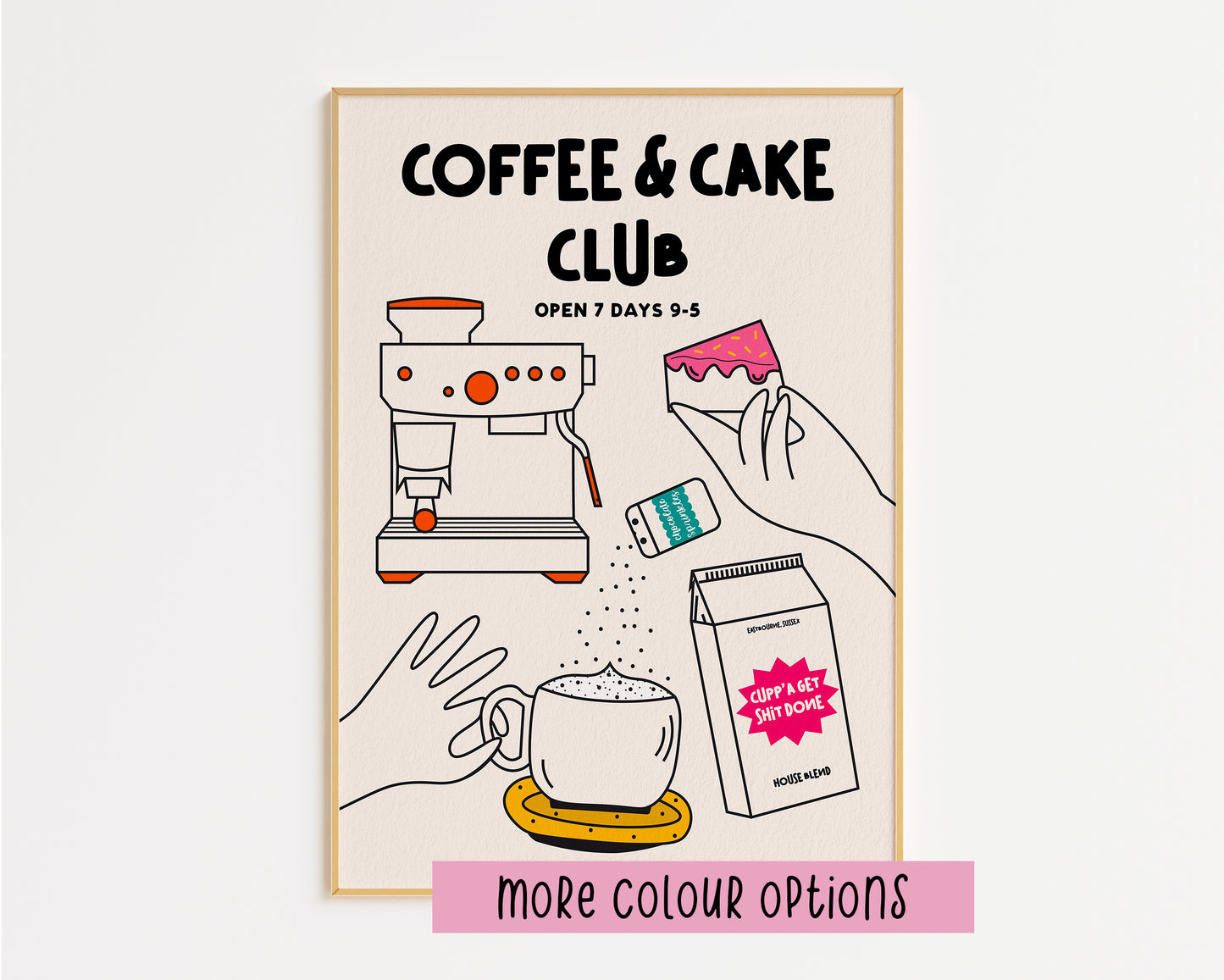 Coffee and Cake Club Print
