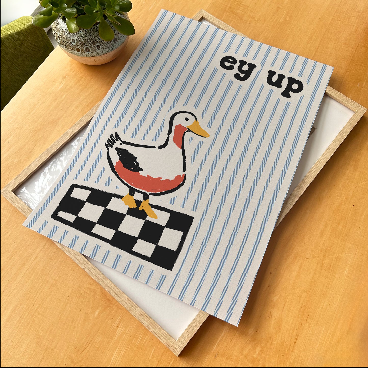 Ey Up Northen Slang Print