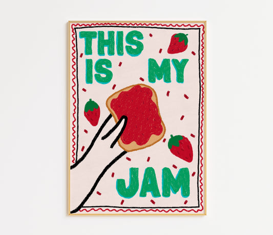 This Is My Jam Kitchen Print