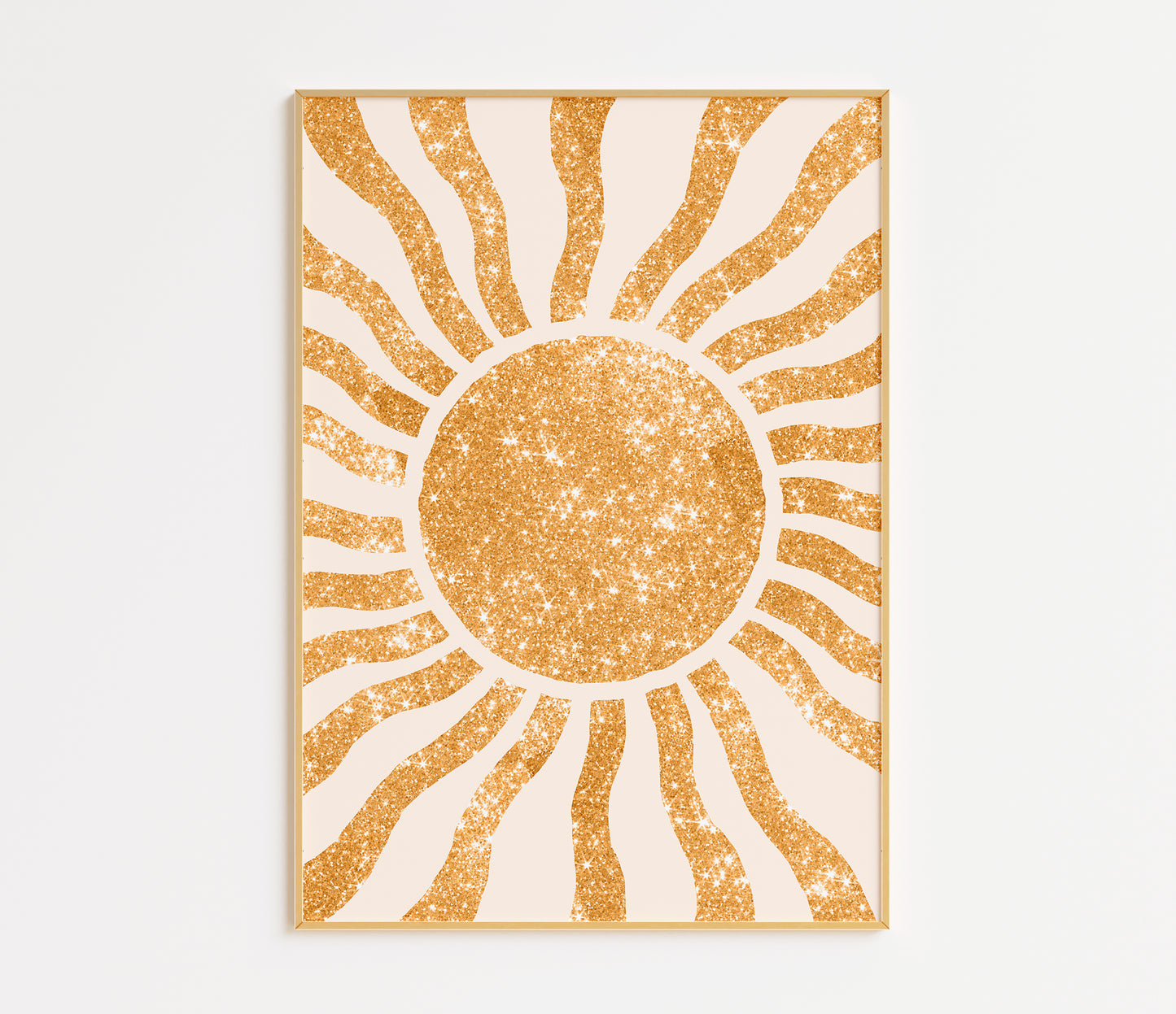 Glittered Sunshine Boho Print