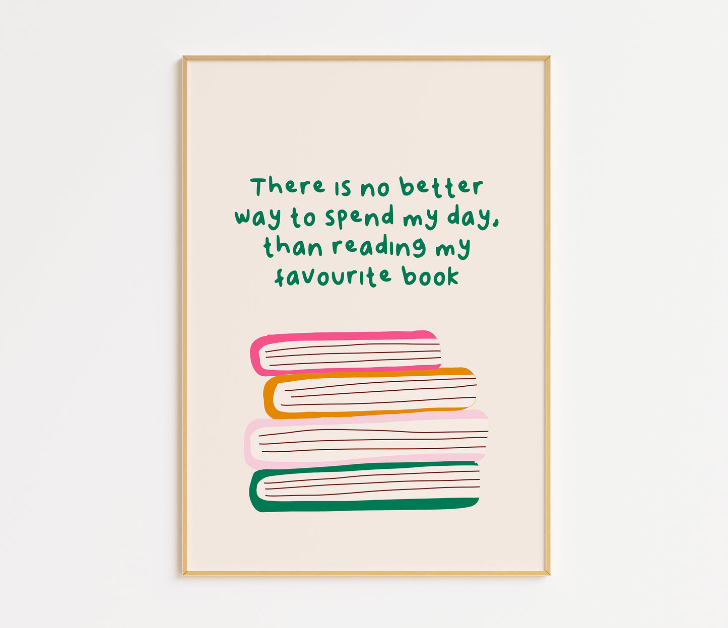 Favourite Book Quote Reader Print