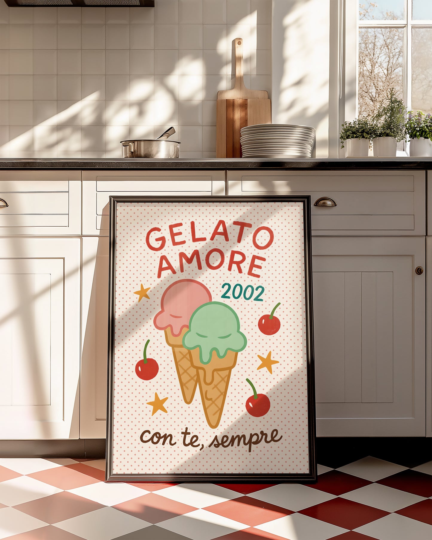 Gelato Amore Ice Cream Print