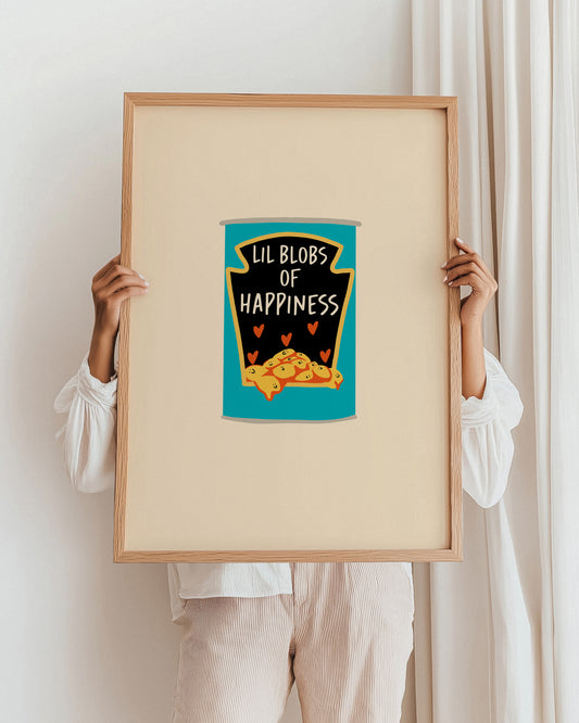 Lil Blobs Of Happiness Print