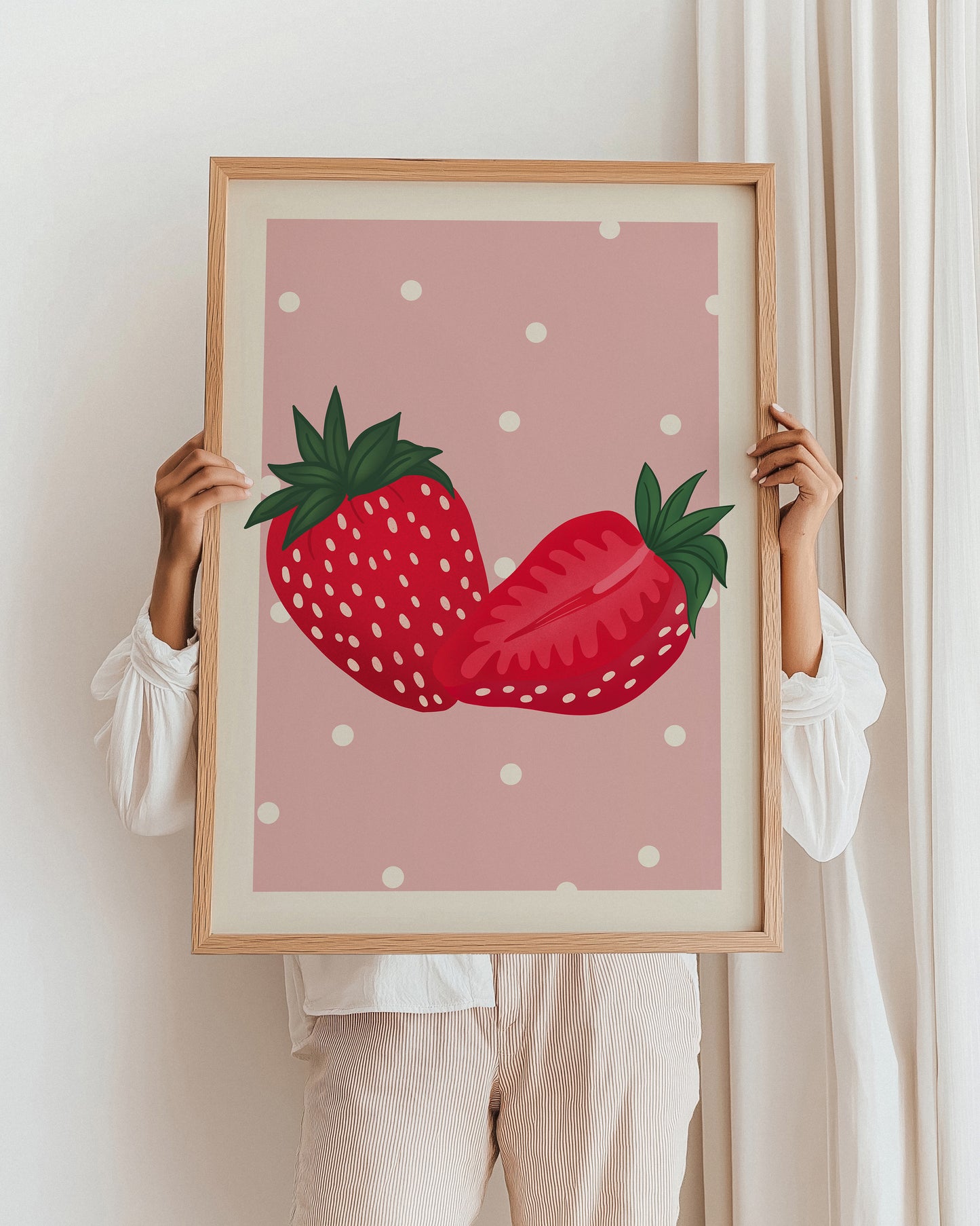 Spotted Strawberry Print