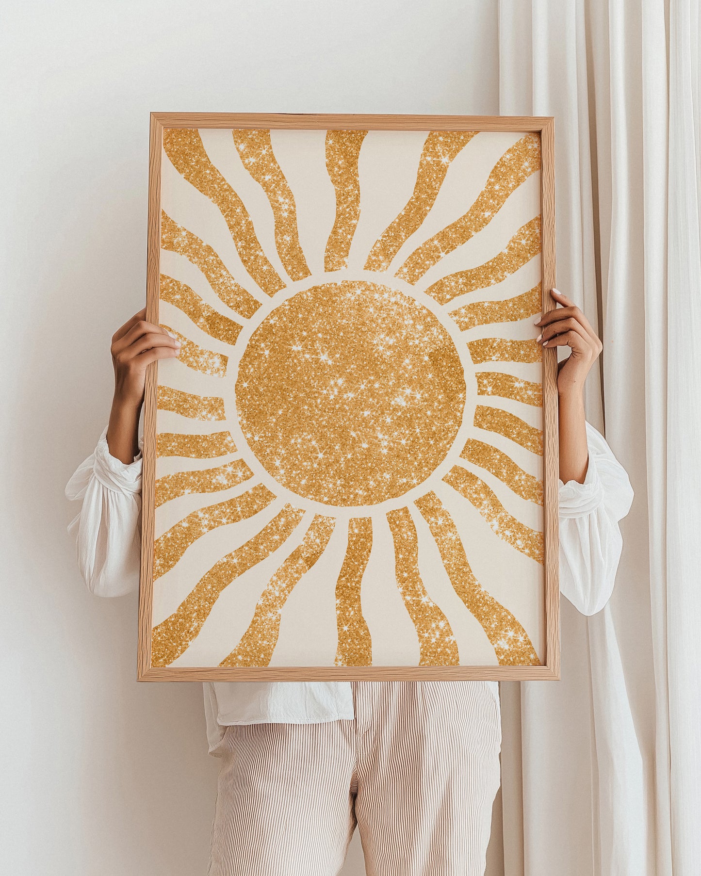 Glittered Sunshine Boho Print