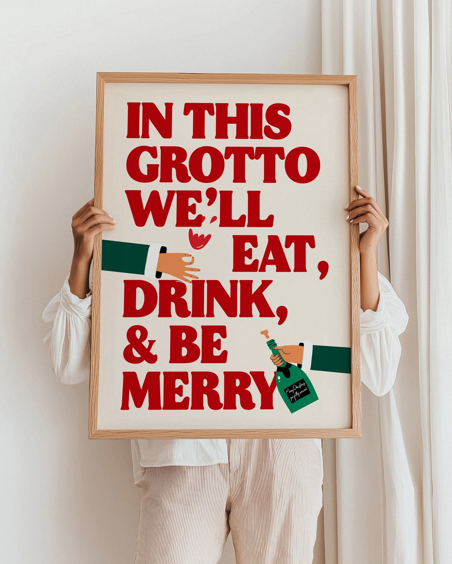 Eat, Drink and Be Merry Grotto Kitchen Print
