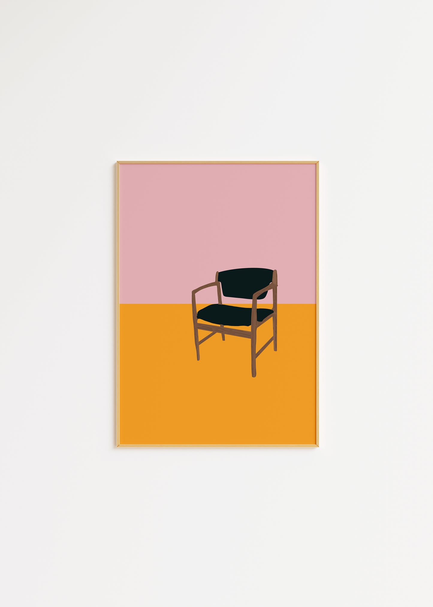 Mid Century Modern Chair Print