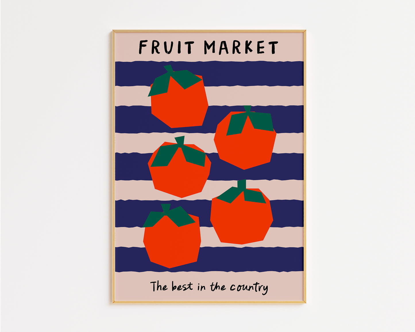 Orange Fruit Market Print