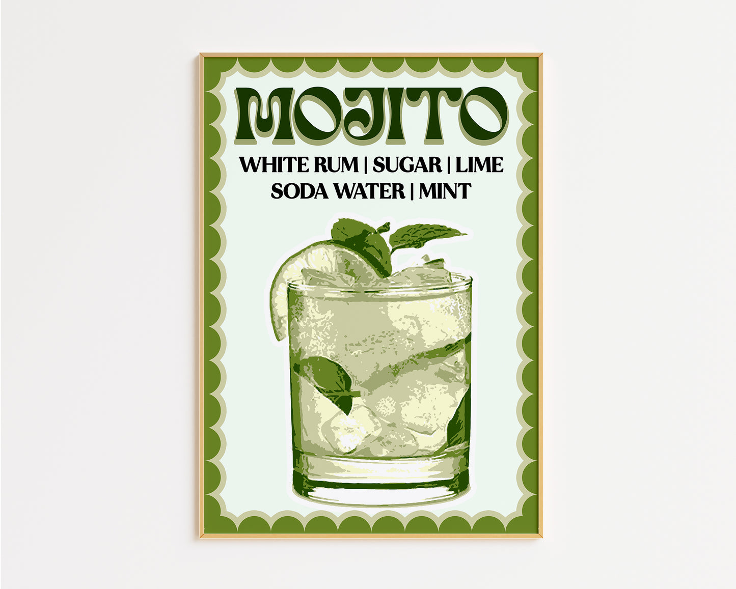 Mojito Cocktail Print