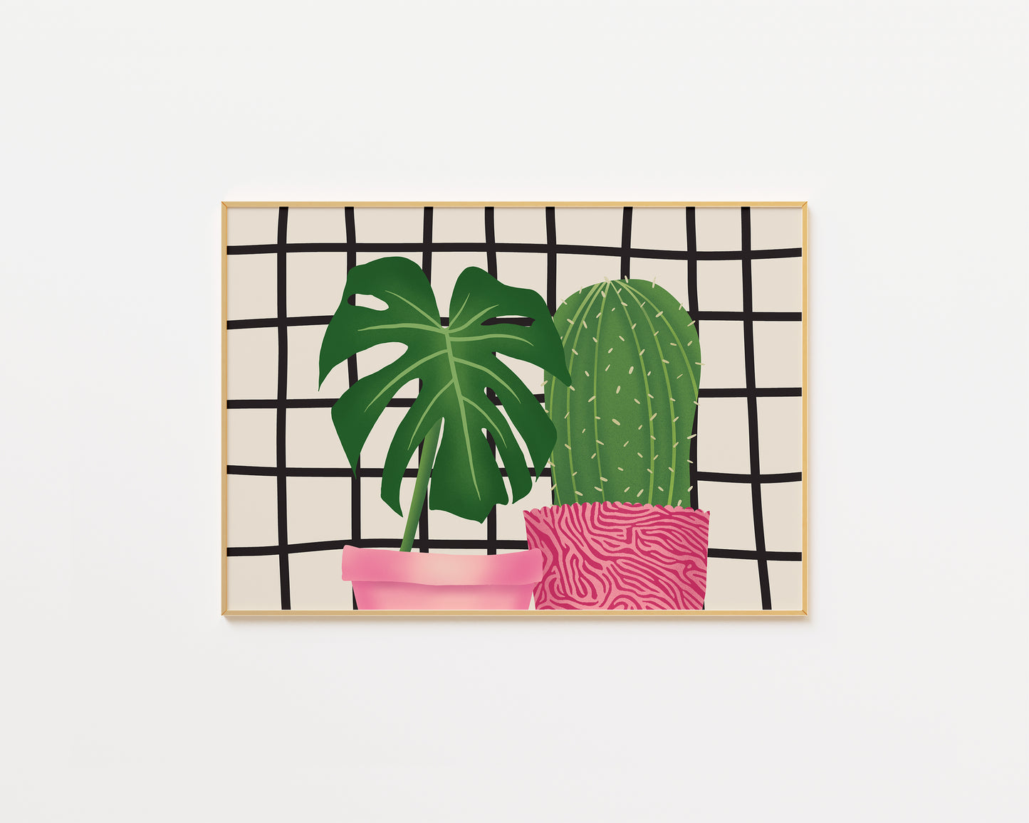 Cactus Monstera Print