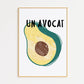 Avocado in French Print