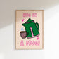 Hug In A Mug Kitchen Tea Print