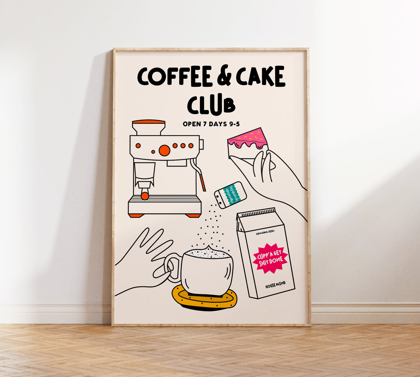 Coffee and Cake Club Print