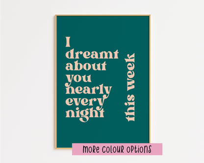Do I Wanna Know AM Inspired Print