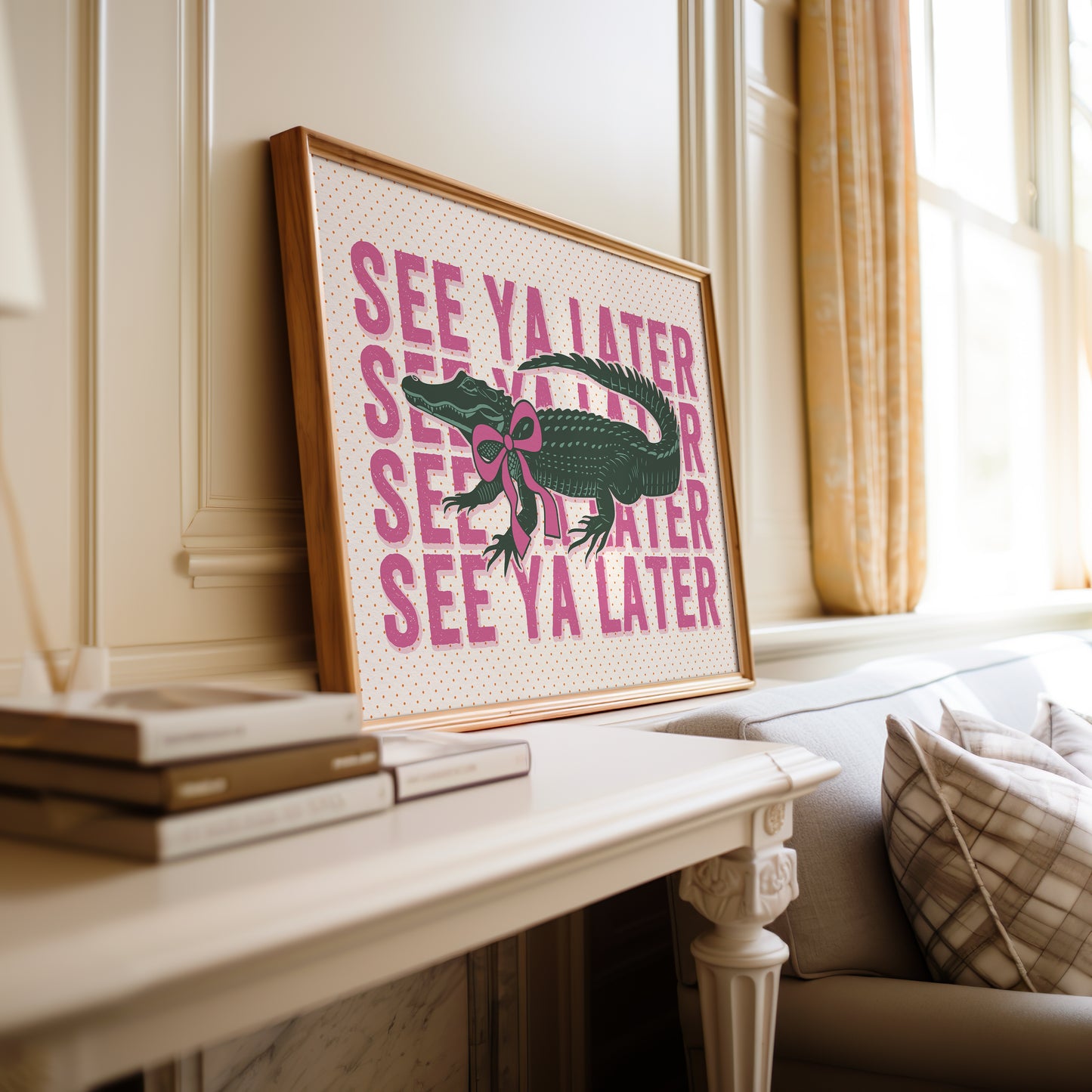See You Later Alligator Print
