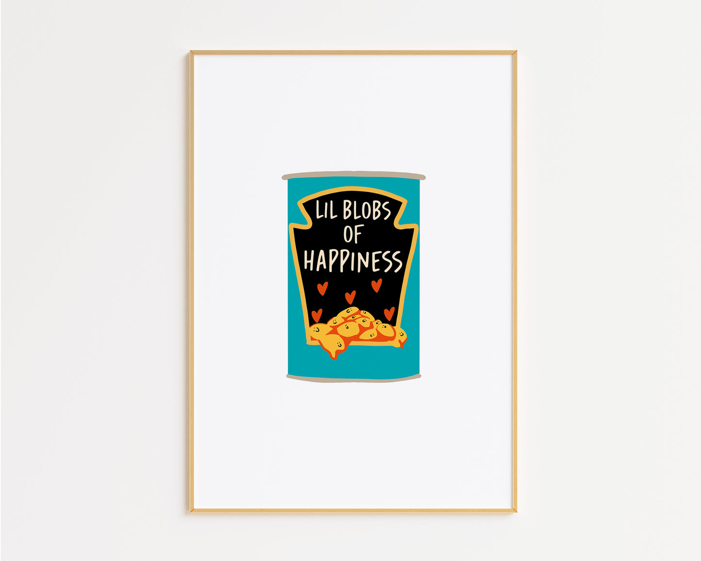 Lil Blobs Of Happiness Print