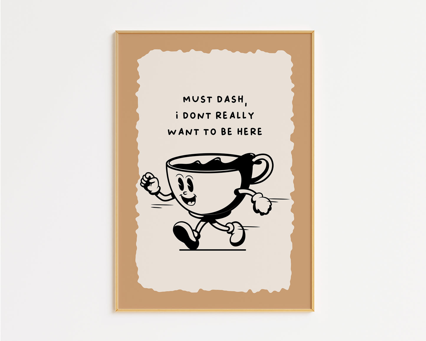 Must Dash Coffee Print