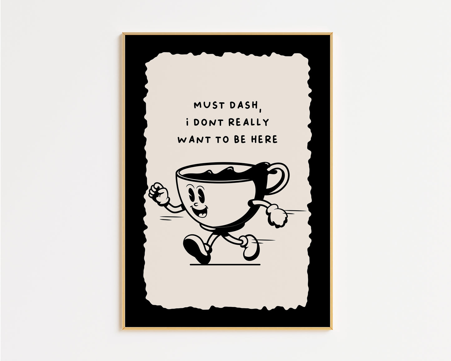 Must Dash Coffee Print