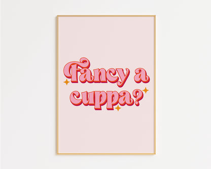 Fancy a Cuppa Tea Kitchen Print