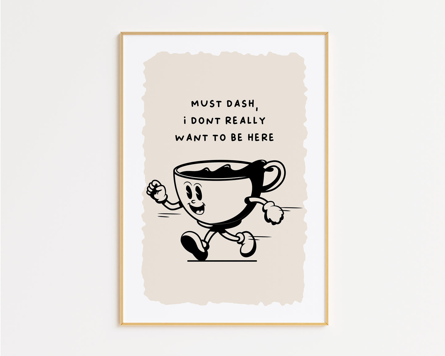 Must Dash Coffee Print