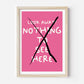 Look Away Print