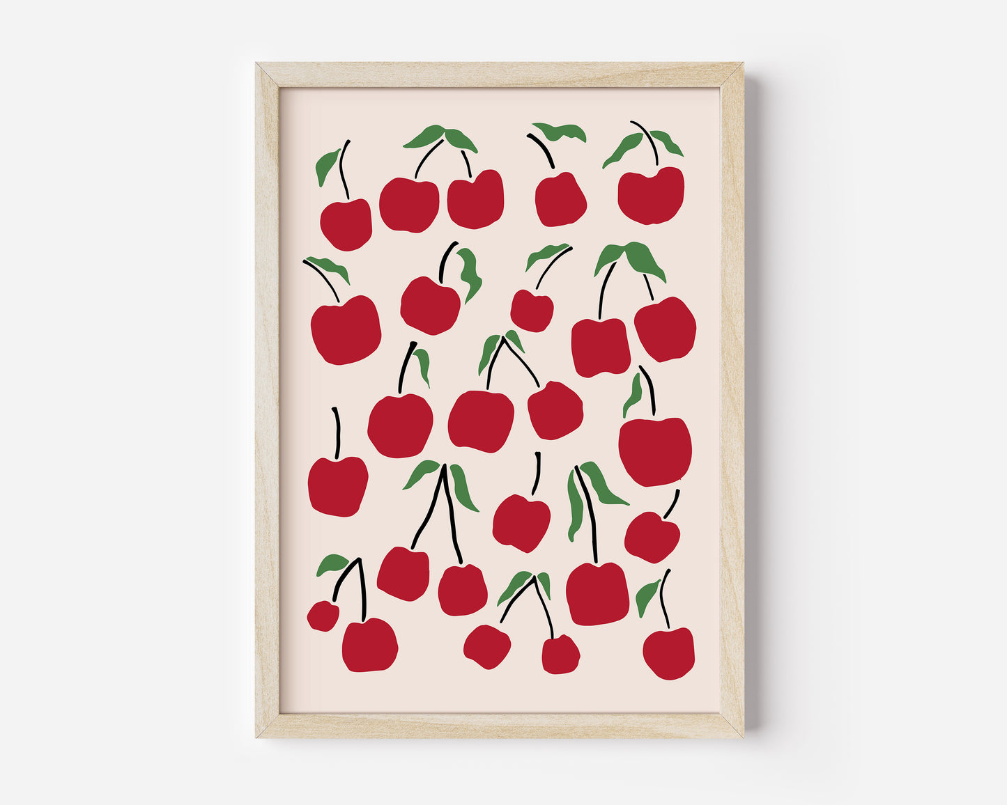 Cherry Pattern Print