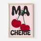 Ma Cherie Print - in Black