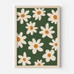 Hand Drawn Daisy Print