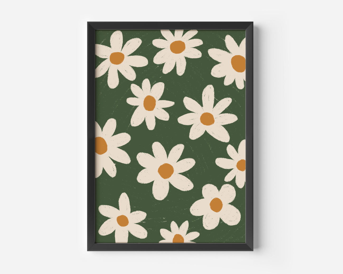 Hand Drawn Daisy Print