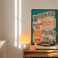 Burger and Fries Retro Diner Print
