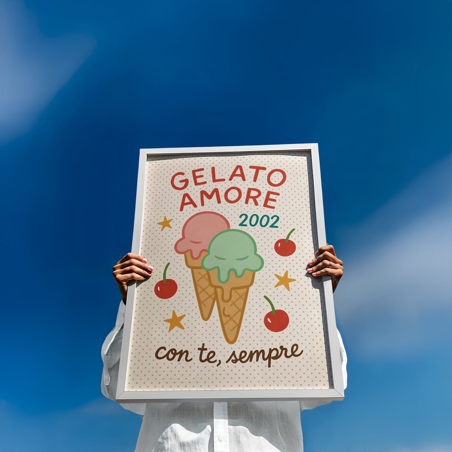 Gelato Amore Ice Cream Print