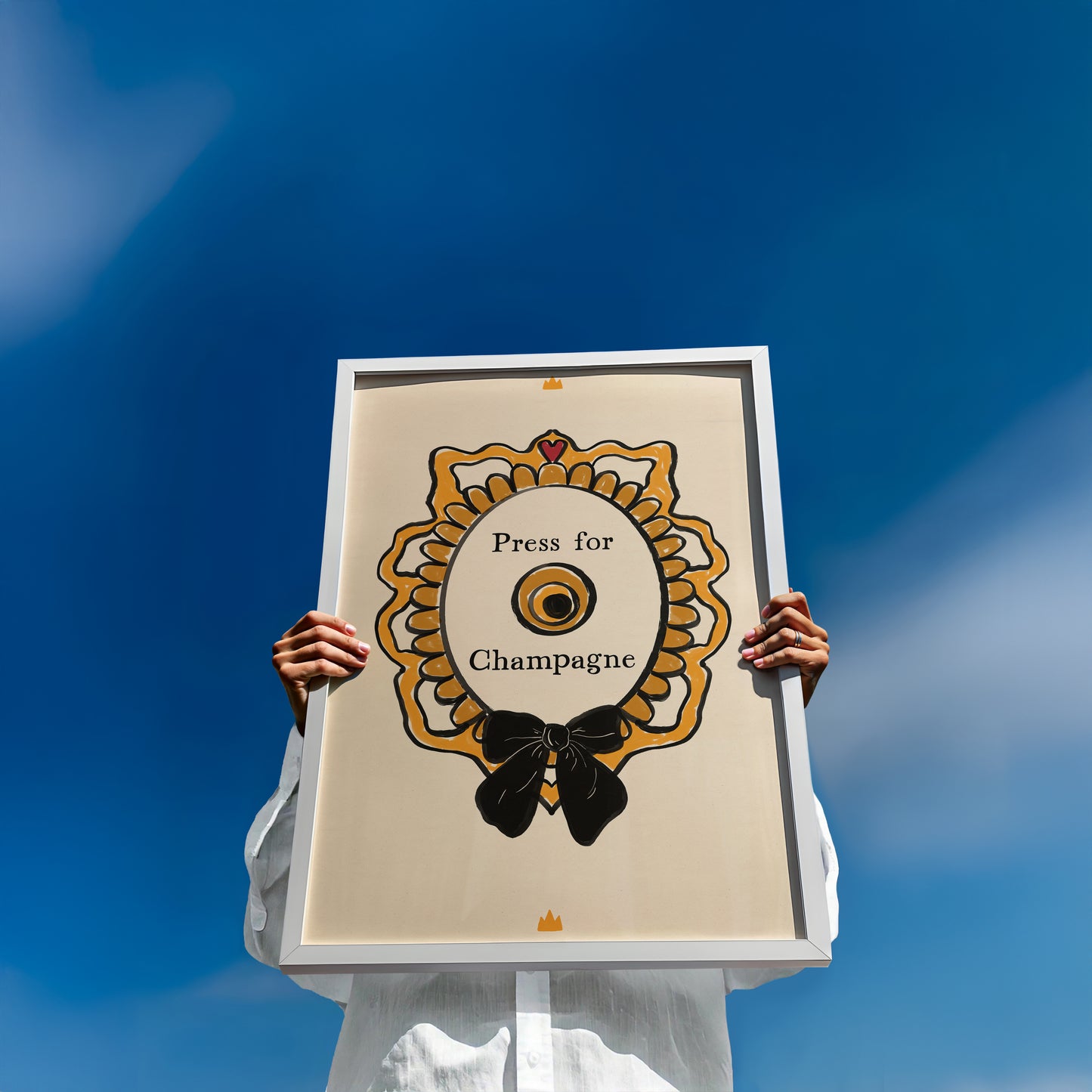 Press for Champagne Print