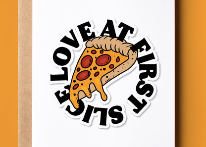 "Love At First Slice" Greeting Card