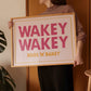 Wakey Wakey Eggs N Bakey Print - in Pink