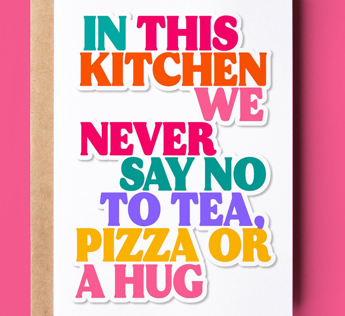 "In This Kitchen" Greeting Card