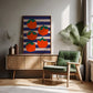 Retro Oranges Print