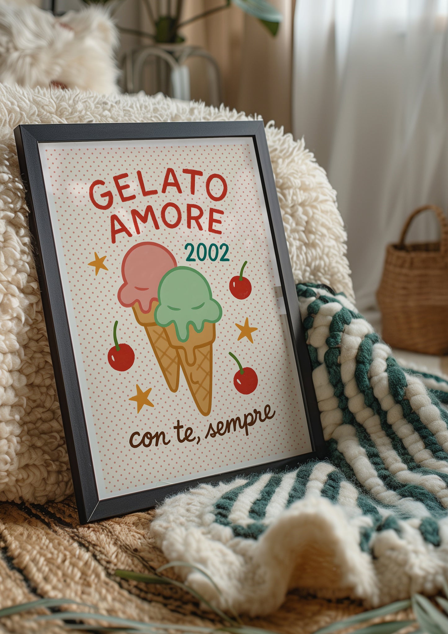 Gelato Amore Ice Cream Print
