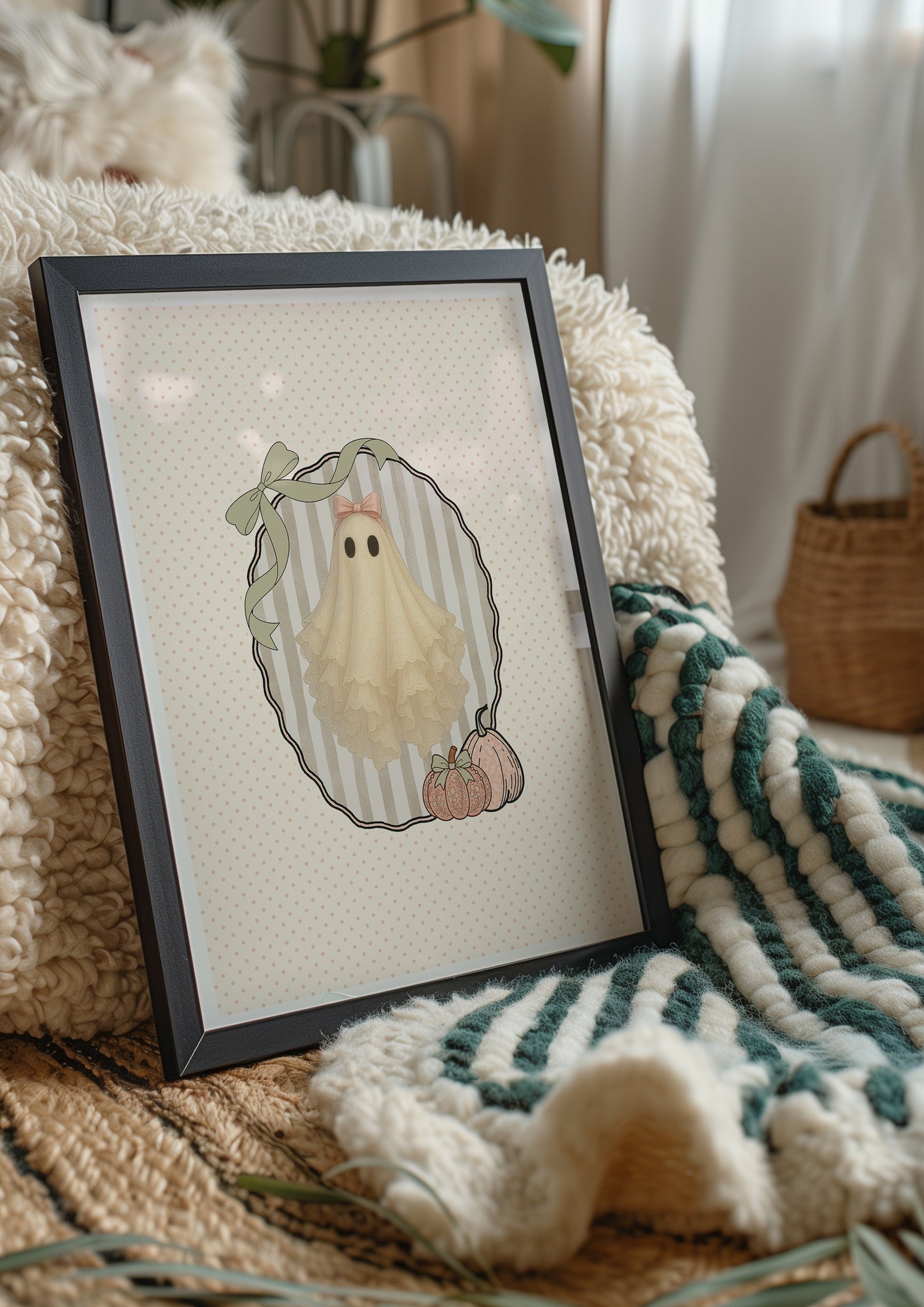 Cute Ghost Halloween Print