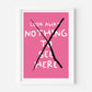 Look Away Print