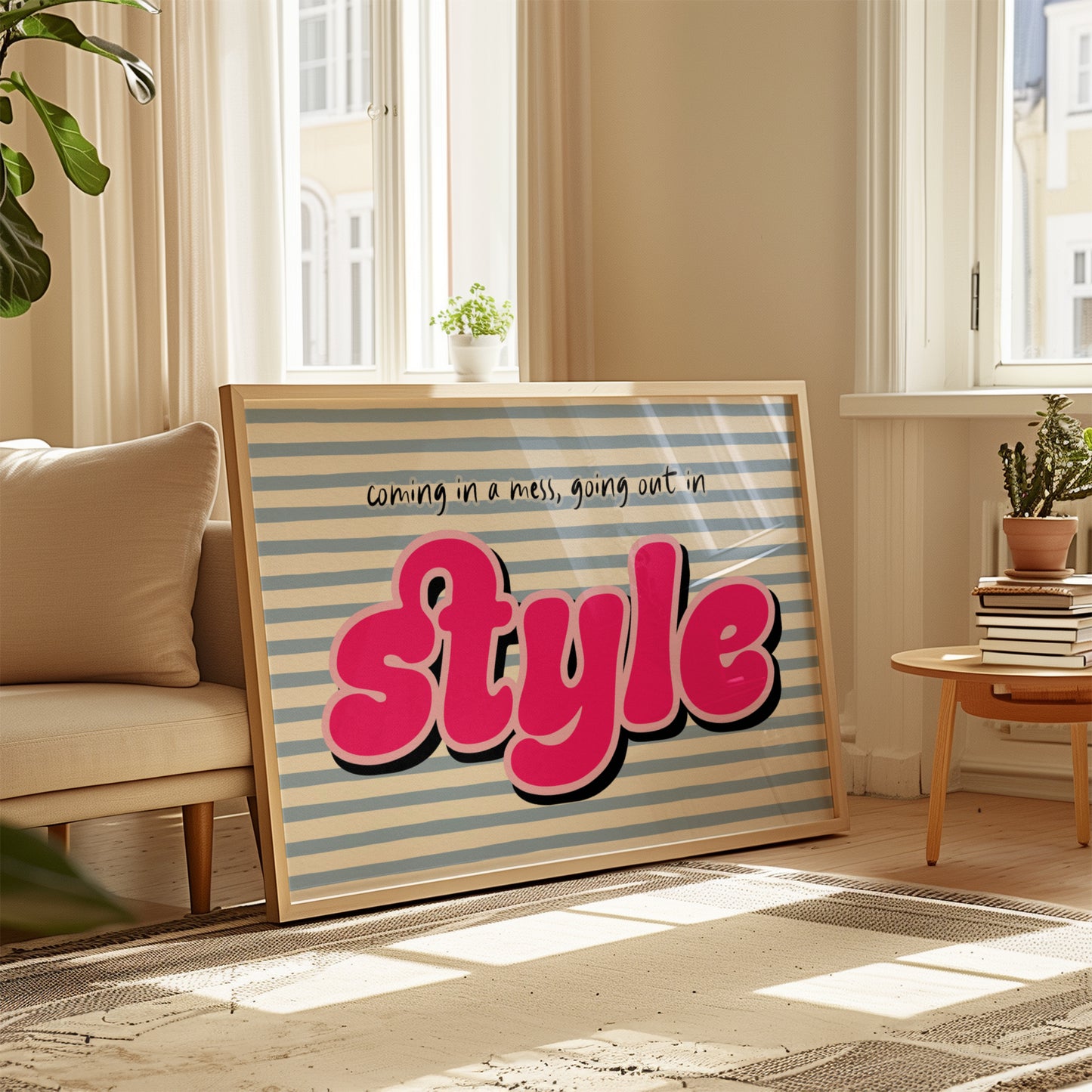 Going Out In Style Oasis Print in Pink