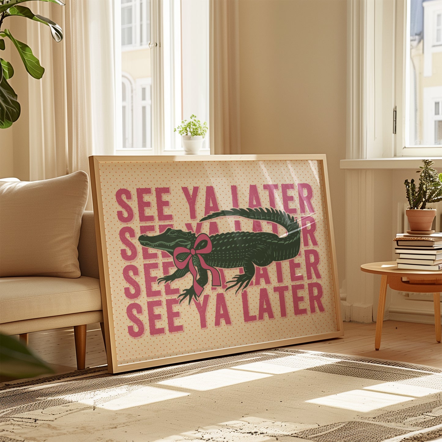 See You Later Alligator Print