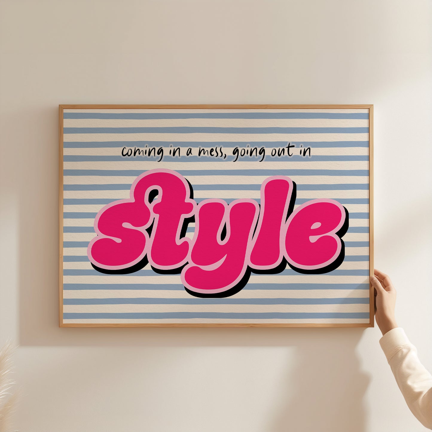 Going Out In Style Oasis Print in Pink