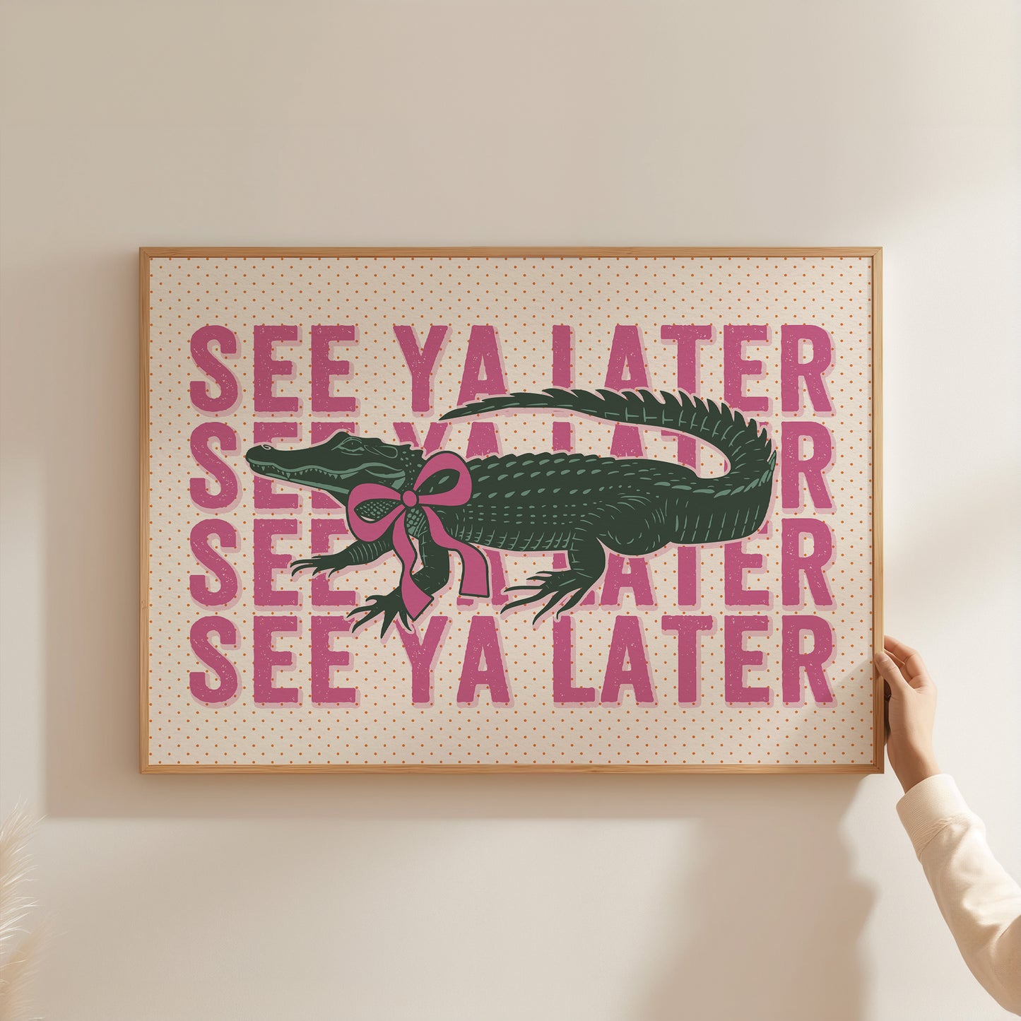 See You Later Alligator Print