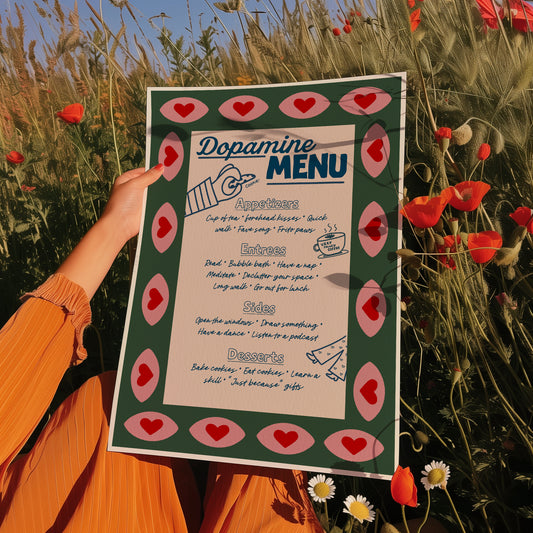 Dopamine Menu Print