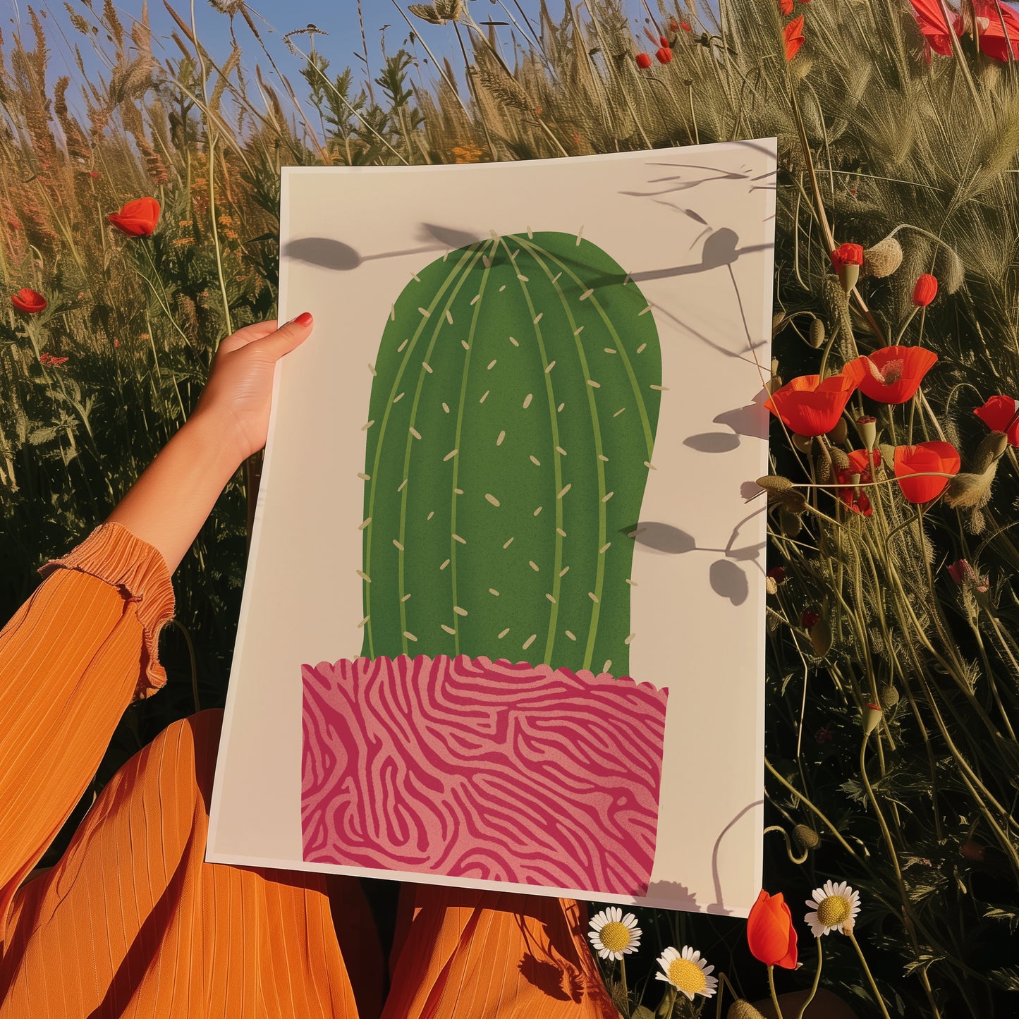 Cactus Plant Print