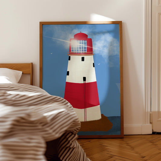 Beachy Head Lighthouse Print